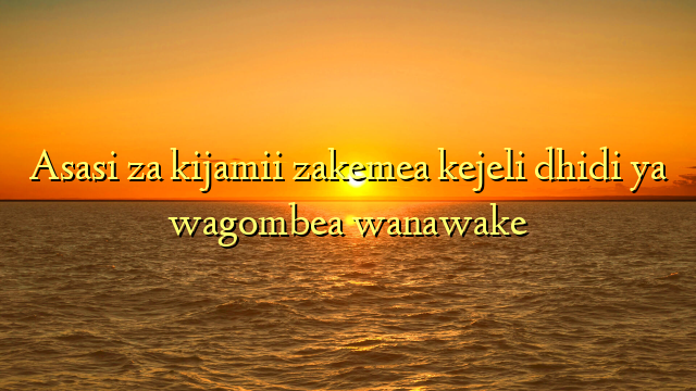 Asasi za kijamii zakemea kejeli dhidi ya wagombea wanawake