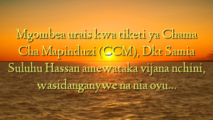 Mgombea urais kwa tiketi ya Chama Cha Mapinduzi (CCM), Dkt Samia Suluhu Hassan amewataka vijana nchini, wasidanganywe na nia ovu…