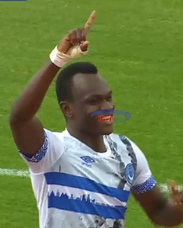#CAFCL Goli pekee la mchezo.....Goli kutoka kwa Adana Coulibali....Kenya Police wakifa nyumbani kwao