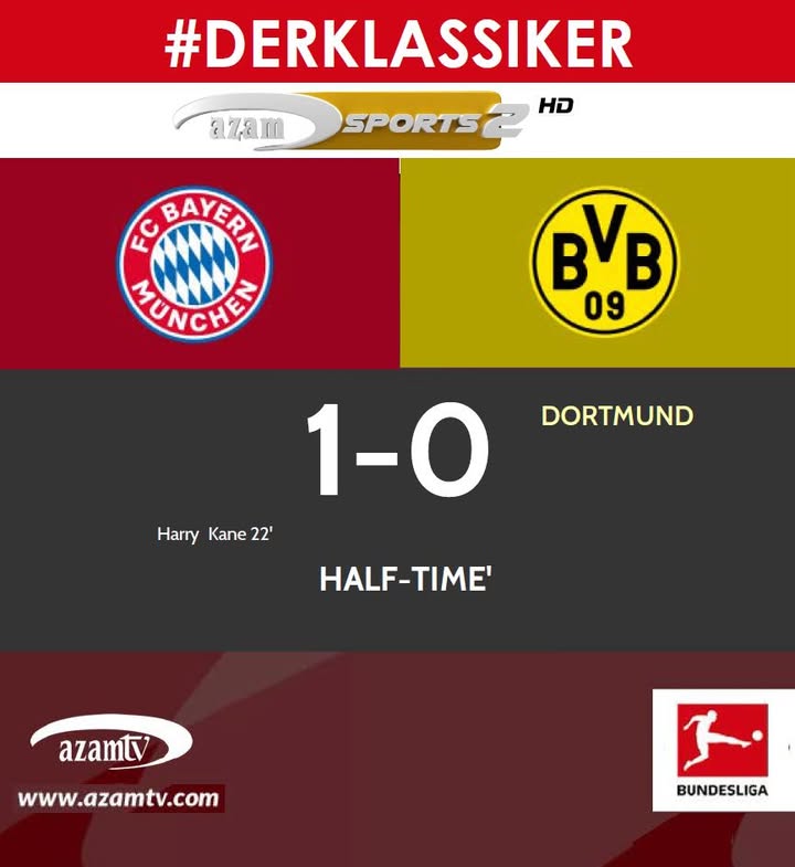 #DerKlassiker NI mapumziko kwa hisani ya Harry Kane…!!!