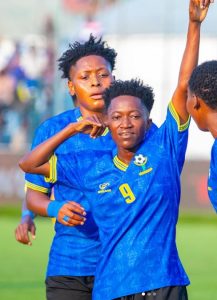 #KufuzuWAFCON2026 Magoli mawili ya Twiga Stars yakifungw ana Aisha Juma Mnunka na Jamila Rajab