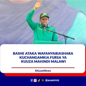 Mgombea ubunge wa Jimbo la Nzega Mjini na Waziri wa Kilimo, Hussein Bashe, amewataka wafanyabiashara wa ndani kuchangamkia fursa…