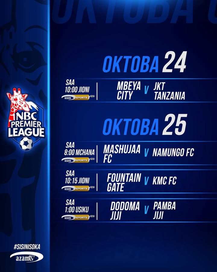 NBC Premier League leo Ijumaa