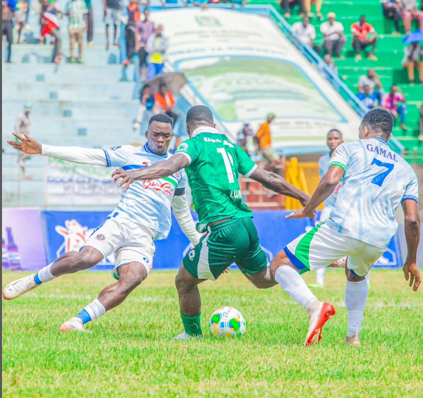#NBCPL: Tazama magoli yote matatu yaliyofungwa kwenye mchezo kati ya Pamba Jiji dhidi ya Mashujaa