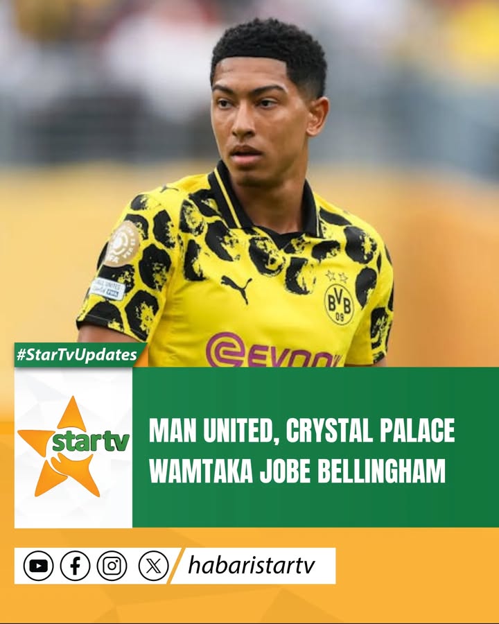 Vilabu vya Manchester United na Crystal Palace vimeripotiwa kuonyesha nia ya kumsajili kiungo wa Borussia Dortmund, Jobe Belling...