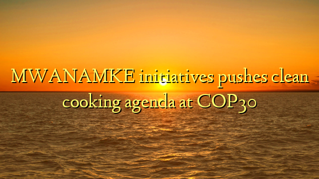 MWANAMKE initiatives pushes clean cooking agenda at COP30