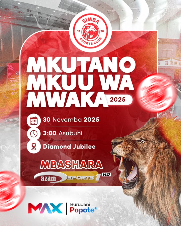 LEO, Wekundu wa msimbazi Simba SC wanafanya Mkutano mkuu wa mwaka