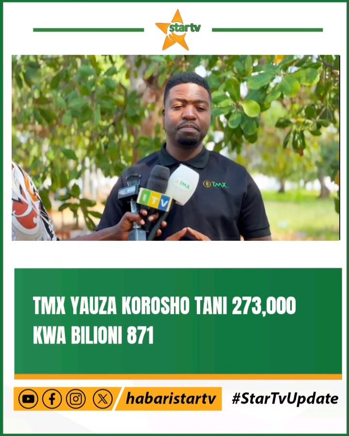 Soko la Bidhaa Tanzania (TMX), limetangaza mafanikio makubwa katika msimu wa minada ya korosho baada ya kuuza jumla ya tani 273,...