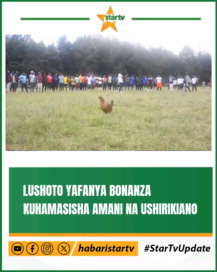 Halmashauri ya Wilaya ya Lushoto, imefanya Bonanza la Michezo la Watumishi lengo likiwa kuendelea kuhamasisha amani ndani ya Hal...