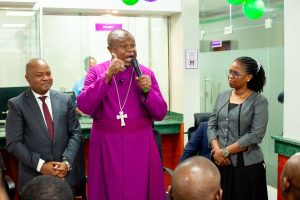 Bishop Malasusa graces the opening of the Maendeleo Bank branch in Arusha   