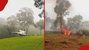 Johanna Ng’eno: Shahidi asema helikopta iliyomuua mbunge ililipuka mara baada ya kutua kwa dharura