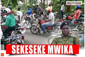 Bodaboda wafunga barabara Mwika, mabomu ya machozi yatumika