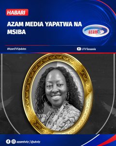 Familia ya Azam Media Limited imepata pigo la kumpoteza mmoja wa wafanyakazi wake, Wiltrudes Mutembei, aliyekuwa Mhariri Mtendaj…