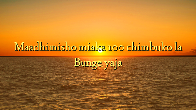 Maadhimisho miaka 100 chimbuko la Bunge yaja