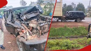 Ajali ya Msafara wa Magari ya Ruto Yazua Taharuki Barabara ya Embu-Meru