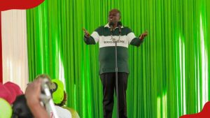 Gachagua adai treni ya Ol Kalou ni feki, awahimiza wakazi kuikataa: “Mtego wa mauti”