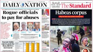 Magazeti ya Kenya, Julai 1: NTSA sasa yafyata mkia kuhusu sheria ya ukaguzi wa lazima wa magari