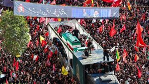 Mamilioni wahudhuria mazishi ya Kiongozi Shahidi Ayatullah Sayyid Ali Khamenei katika mji wa Mash’had